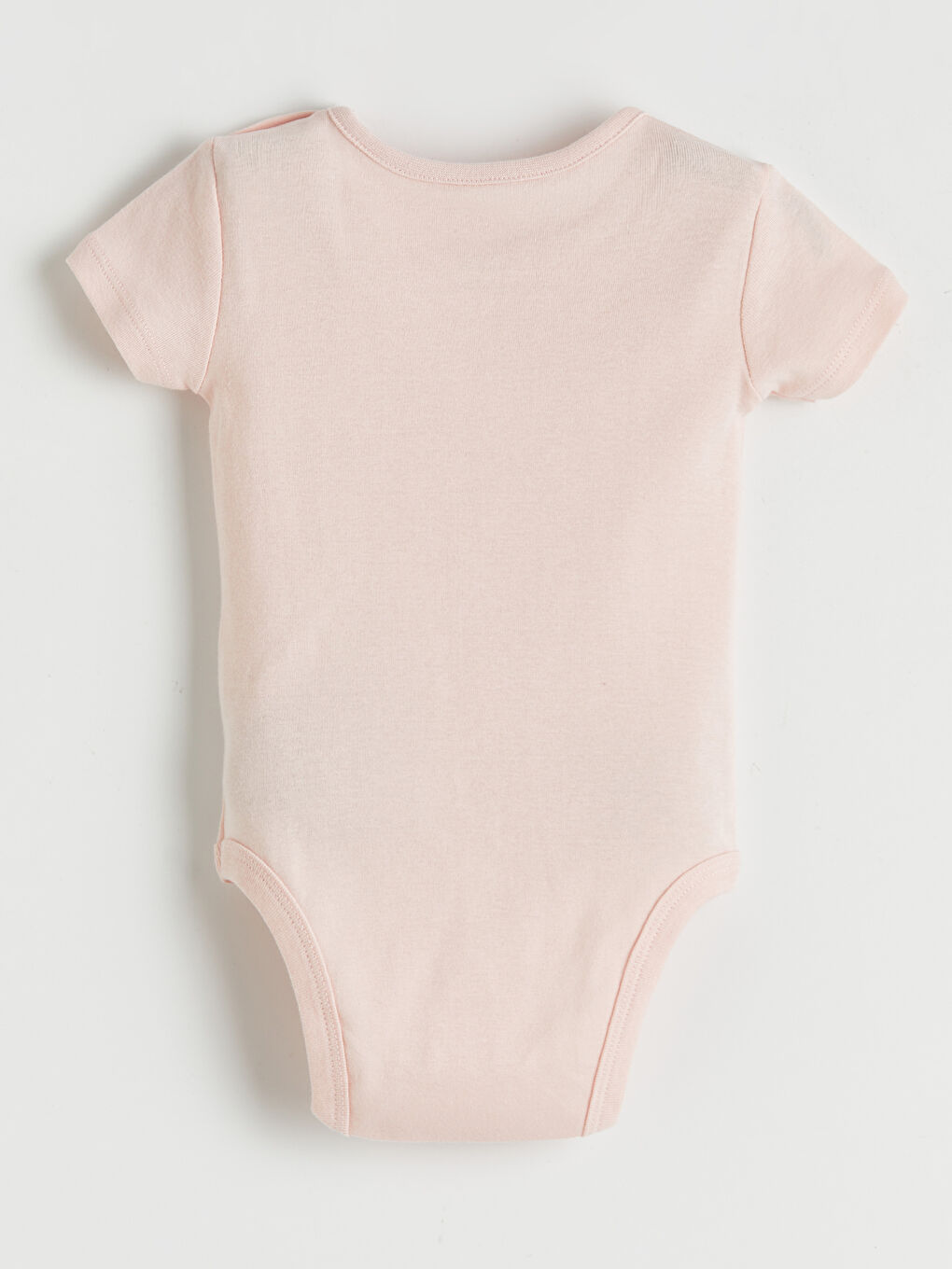Two-piece snap-closure bodysuit set for baby girls with a crew neck.-5