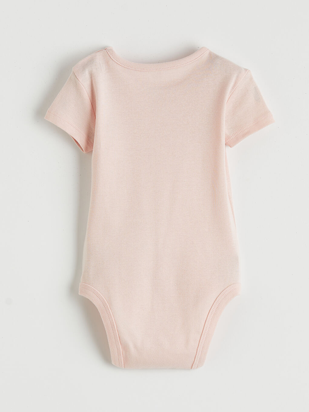 Two-piece snap-closure bodysuit set for baby girls with a crew neck.-7