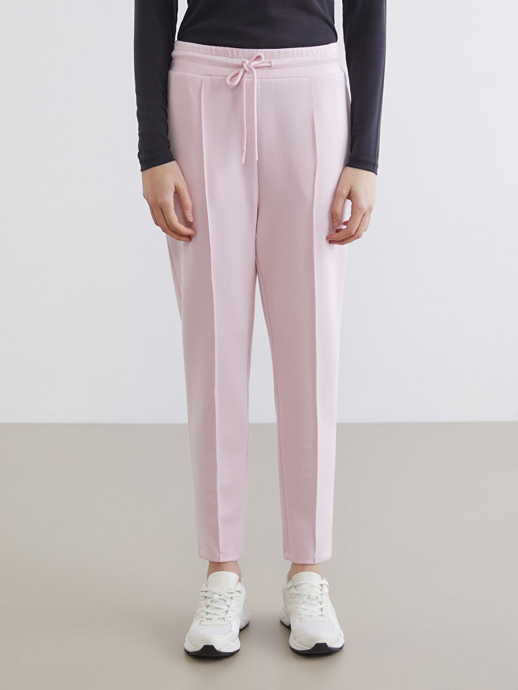 Soft Touch Women's Sweatpants with Elastic Waistband-1