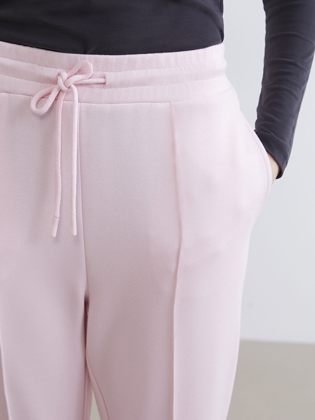 Soft Touch Women's Sweatpants with Elastic Waistband-2