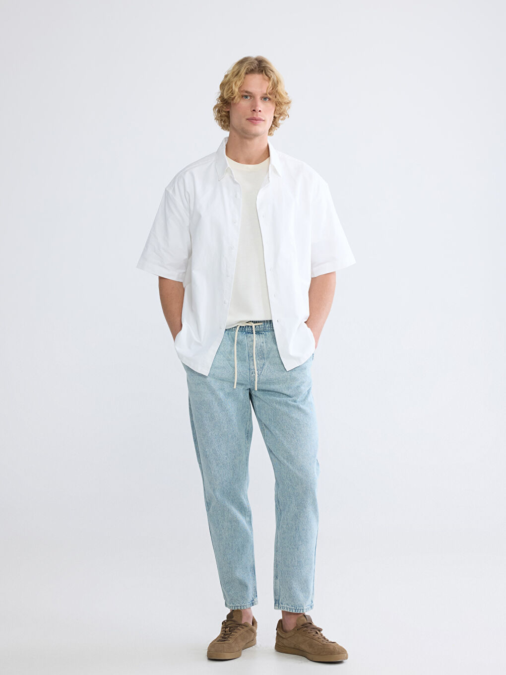 Loose Fit Men's Jean Pants