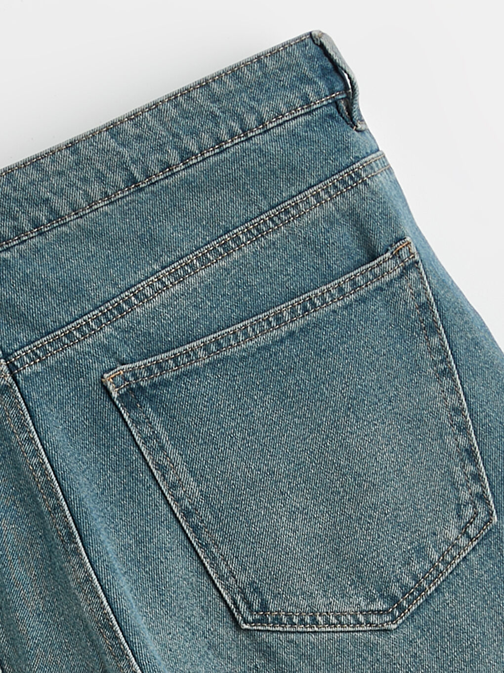 Regular Fit Men's Denim Shorts-5