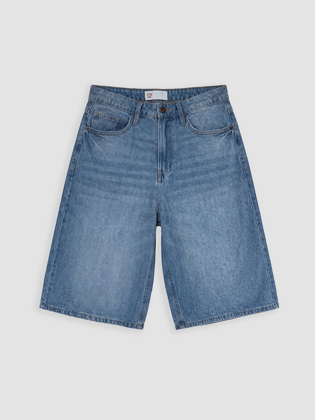 Loose Fit Men's Denim Shorts