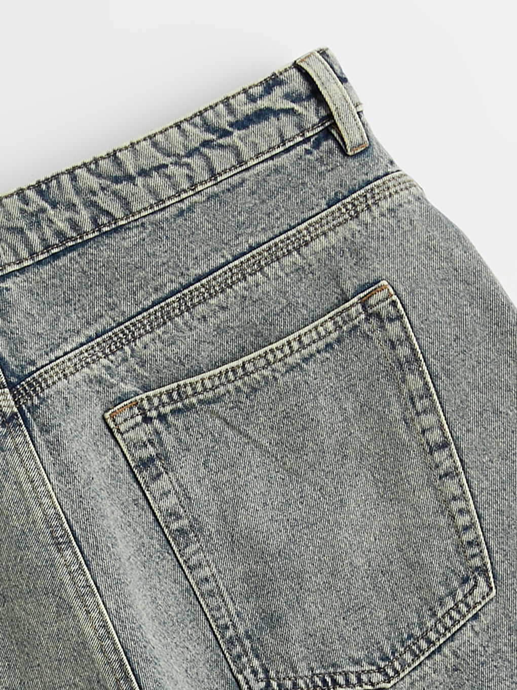 Man INDIGO Denim Shorts-5