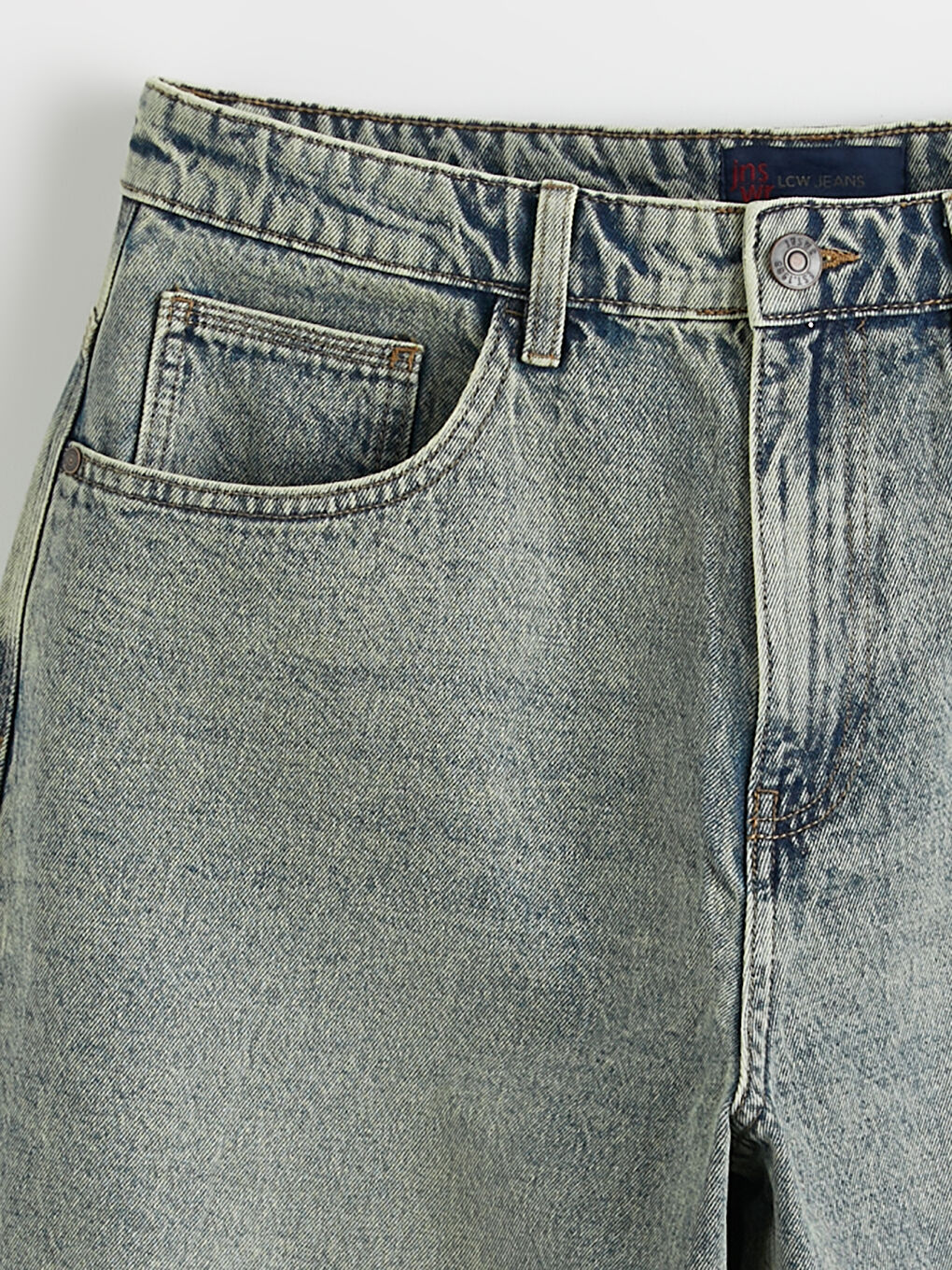 Man INDIGO Denim Shorts-6