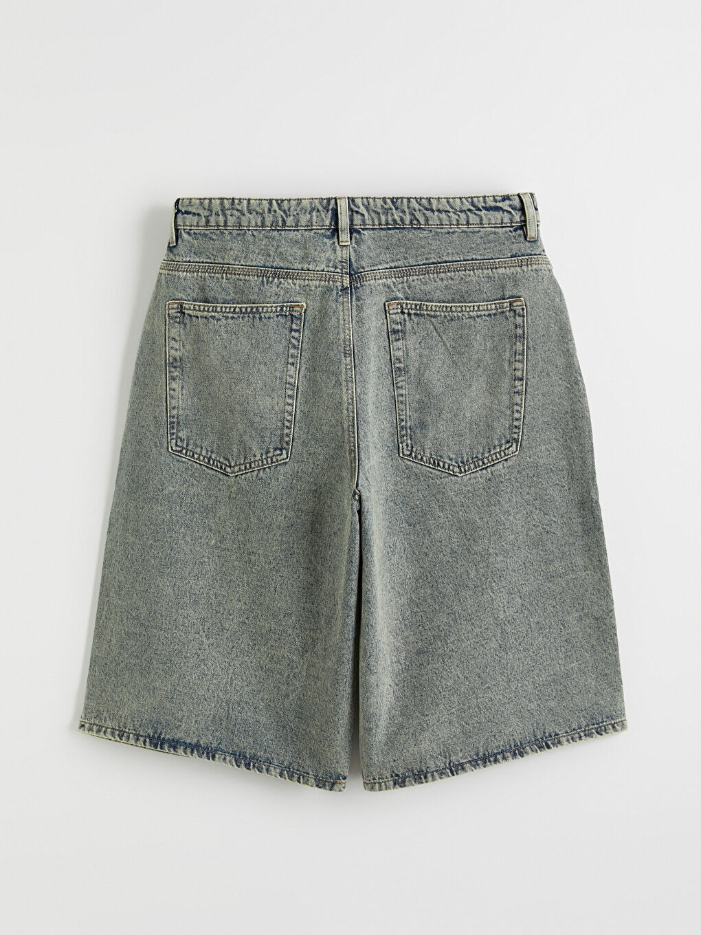 Man INDIGO Denim Shorts-7
