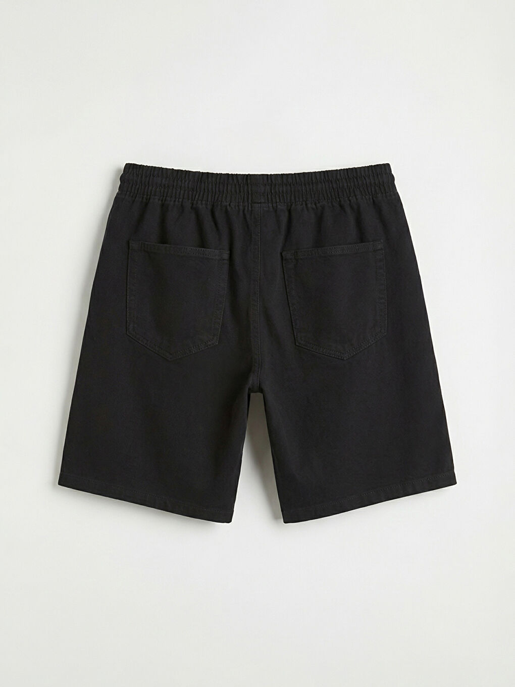 Man BLACK Denim Shorts-5