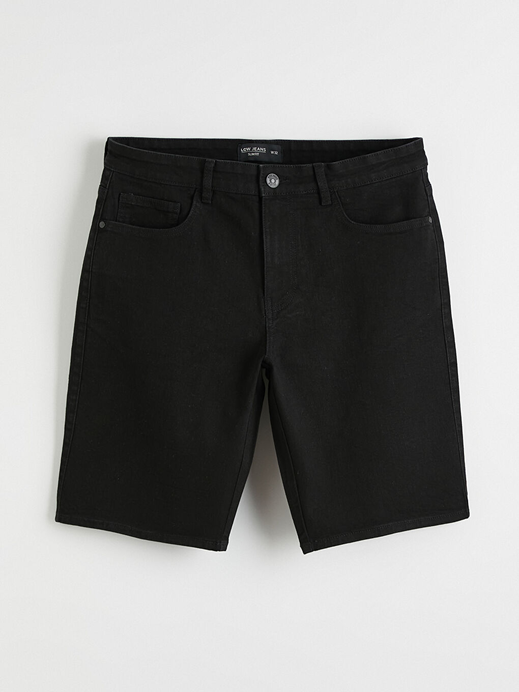 Slim Fit Men's Denim Shorts-4