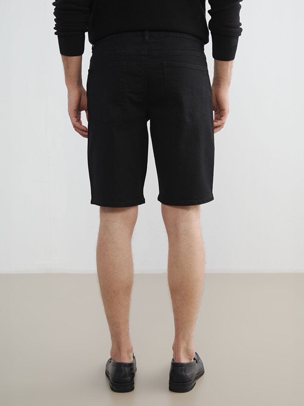 Slim Fit Men's Denim Shorts-3