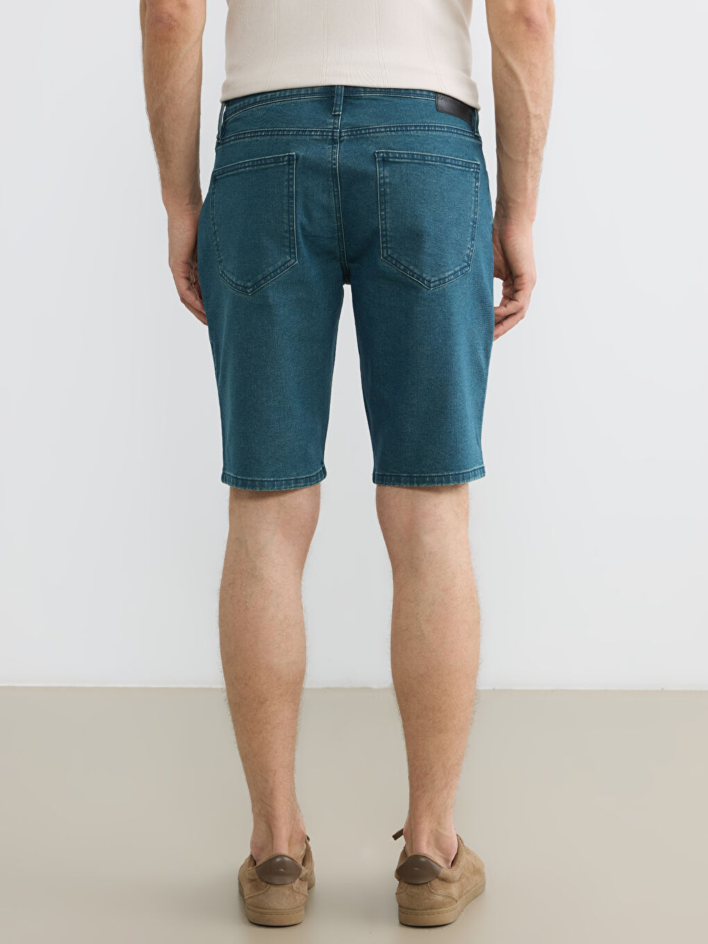 Muški teksas šorts uskog kroja-3