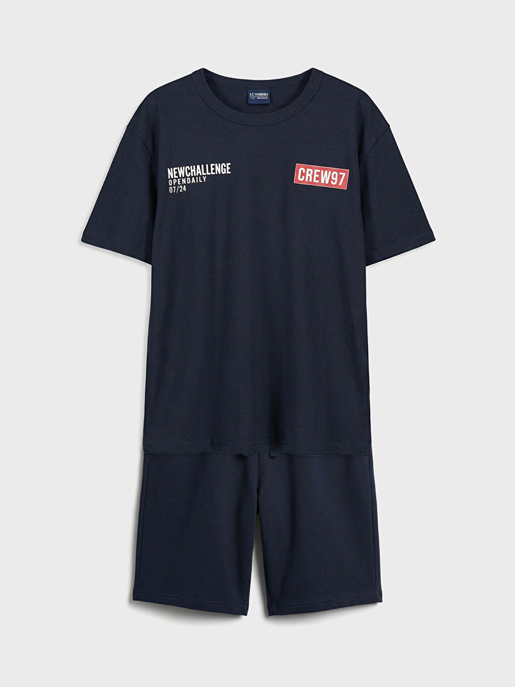 Printed Boys' Shorts Set