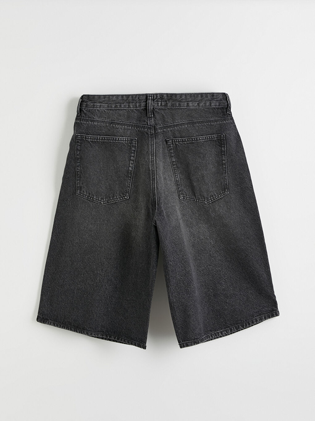 Man BLACK Denim Shorts-7