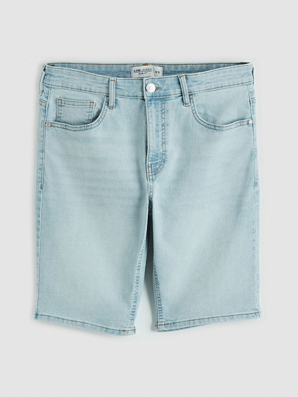 Slim Fit Men's Denim Shorts-3