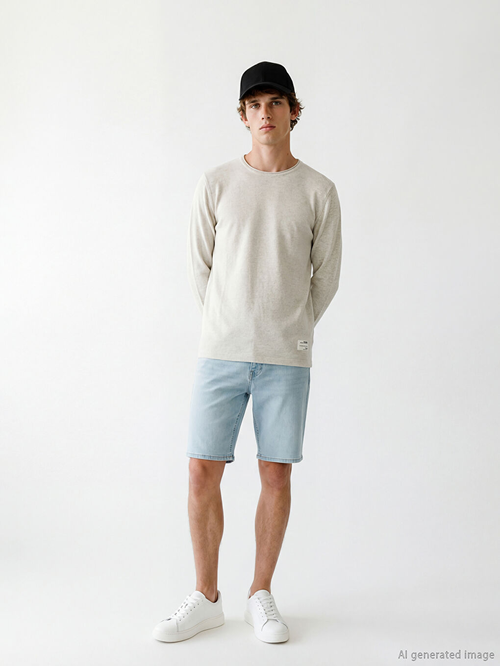 Slim Fit Men's Denim Shorts