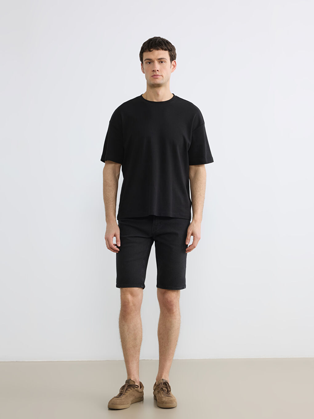 Slim Fit Men's Denim Shorts