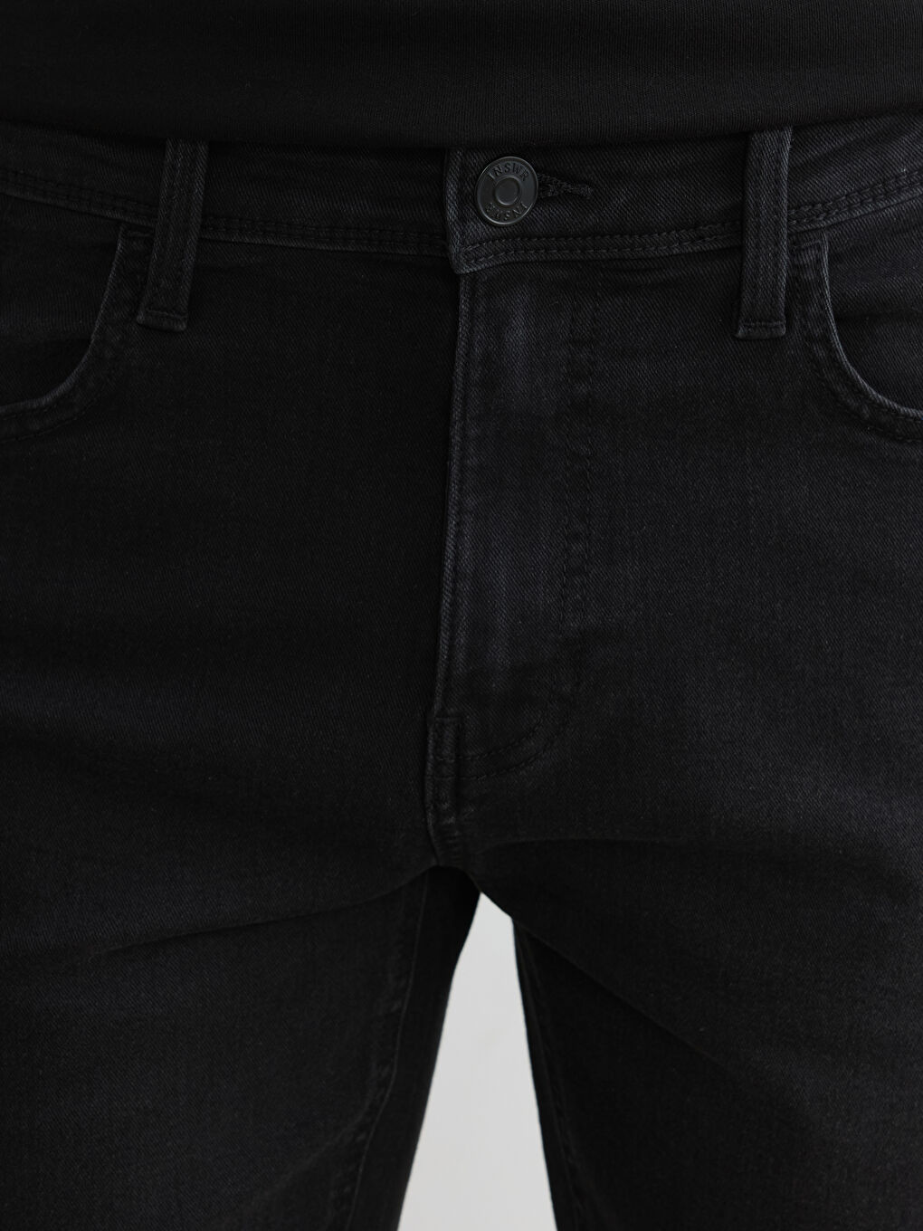 Slim Fit Men's Denim Shorts-2