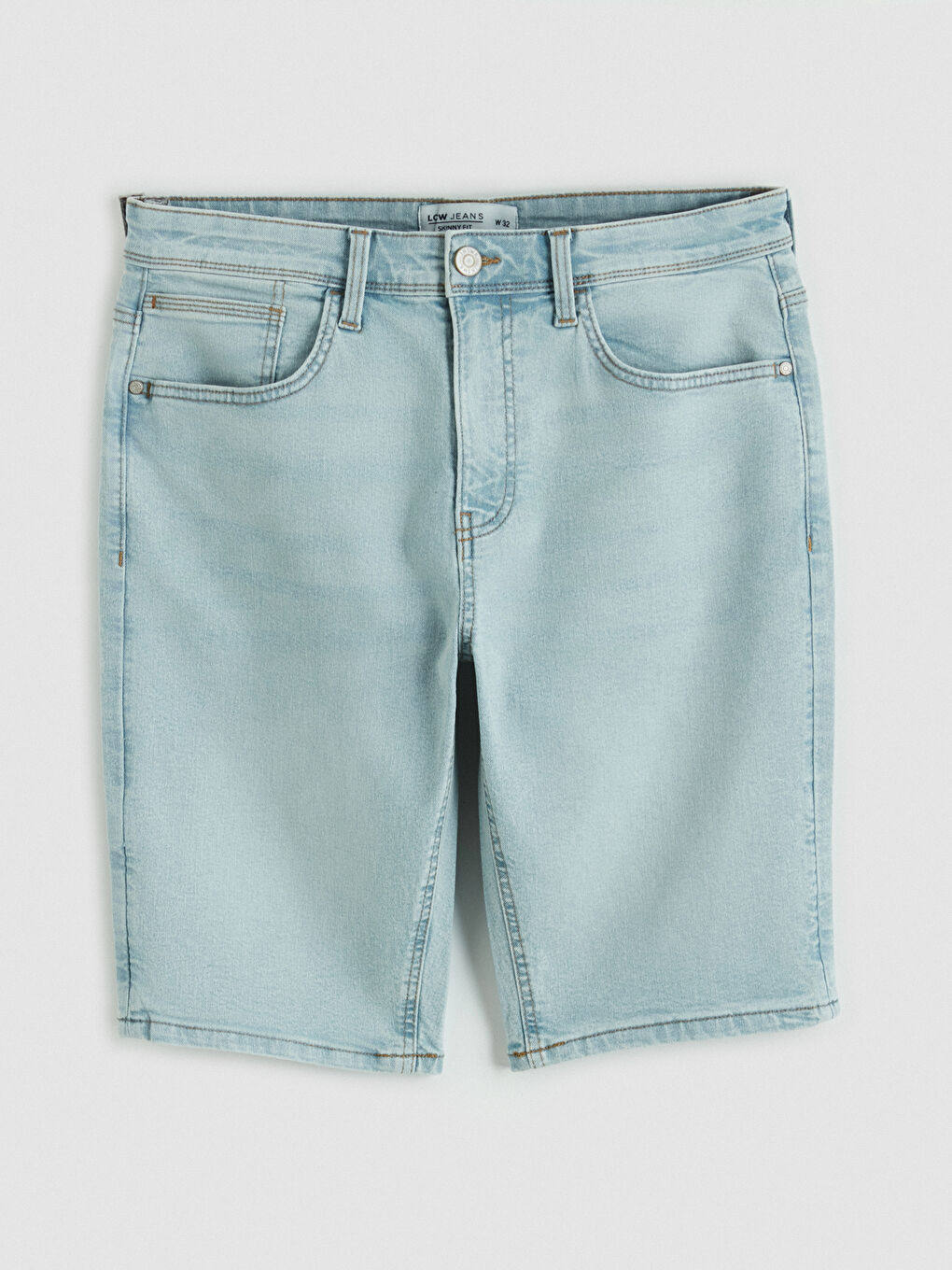 Man INDIGO Denim Shorts-4