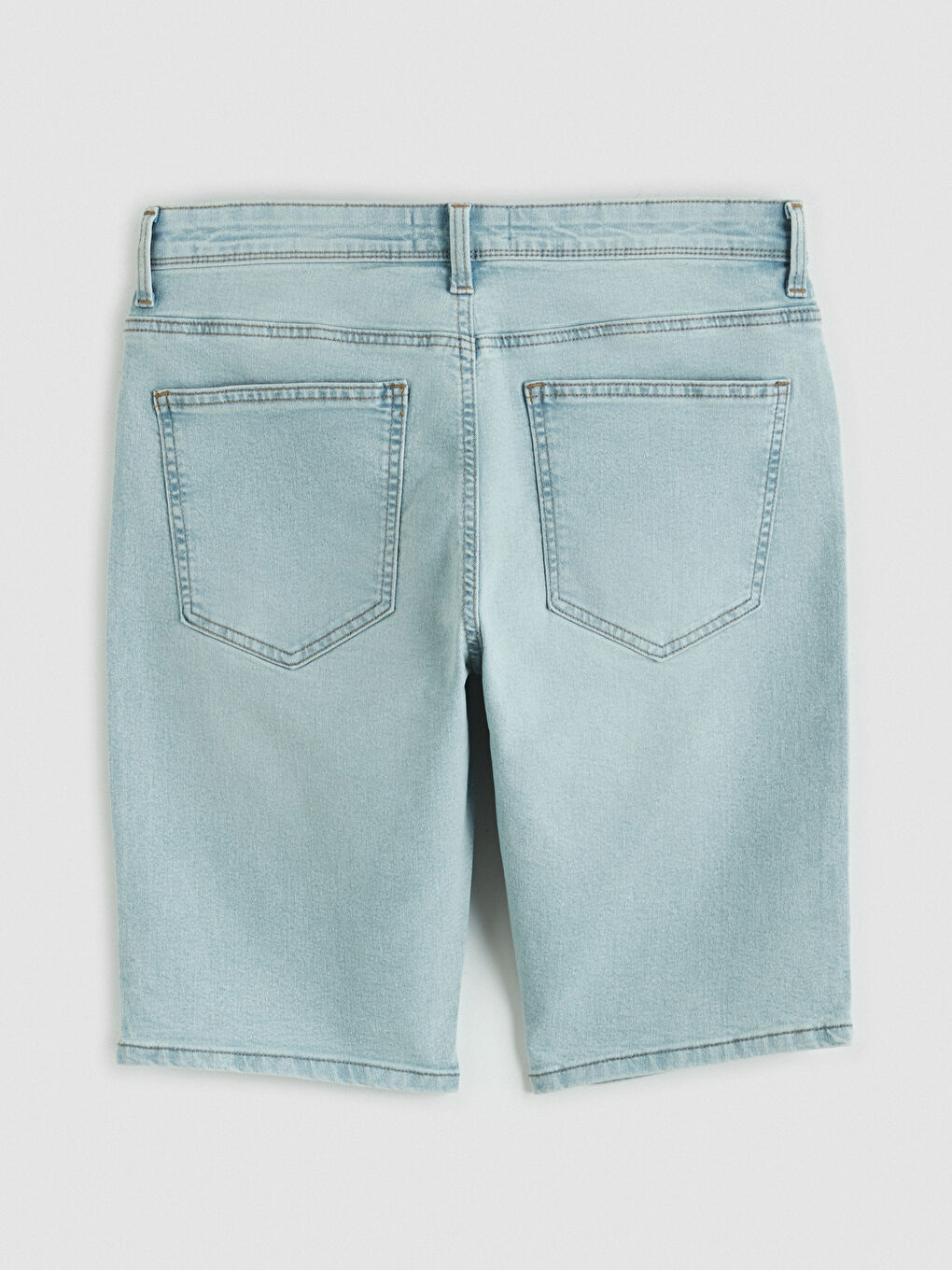 Man INDIGO Denim Shorts-5