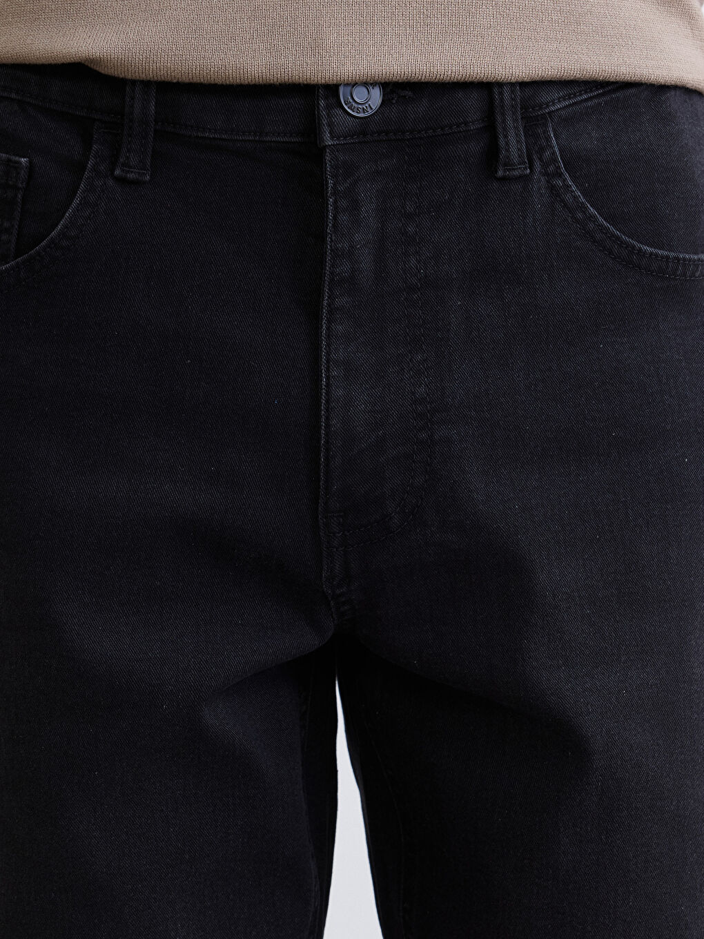 Man BLACK Denim Shorts-2