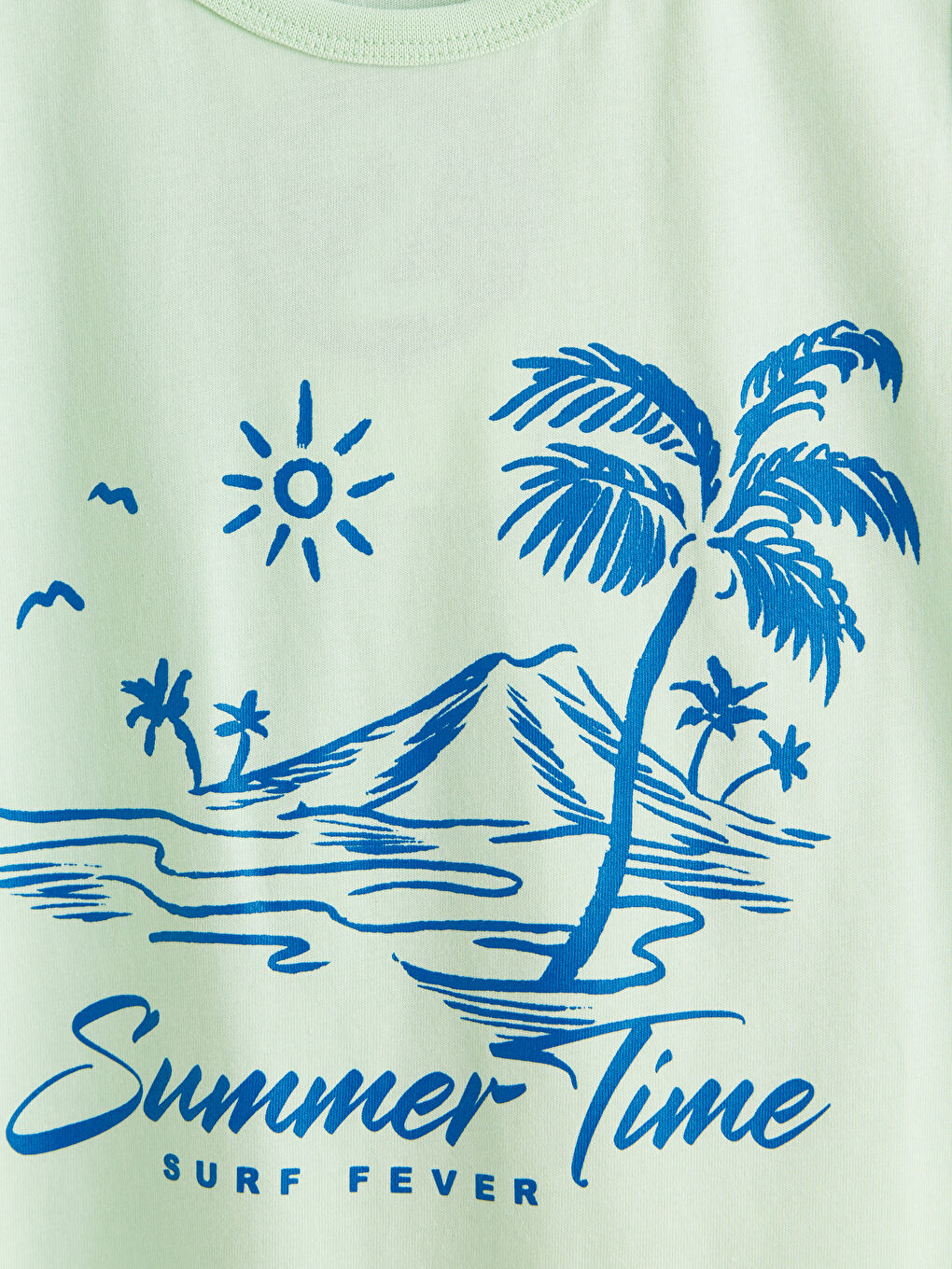 Yeşil Baskılı Erkek Çocuk Mayo Takımı-5