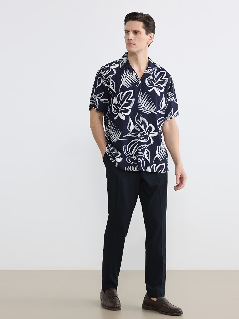 Man NAVY Shirt-1