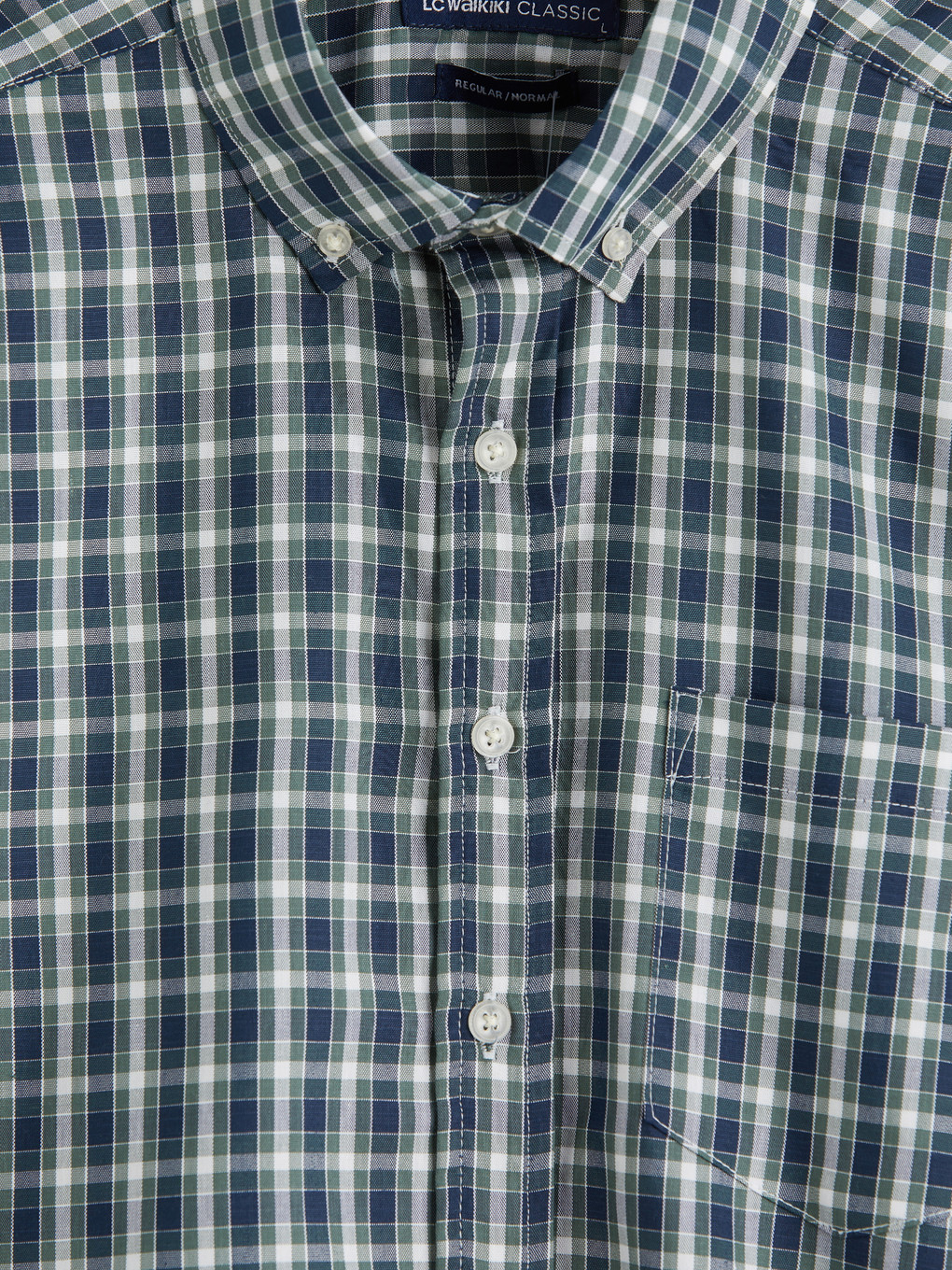 Chemise Oxford À Carreaux Regular Fit Pour Homme-8