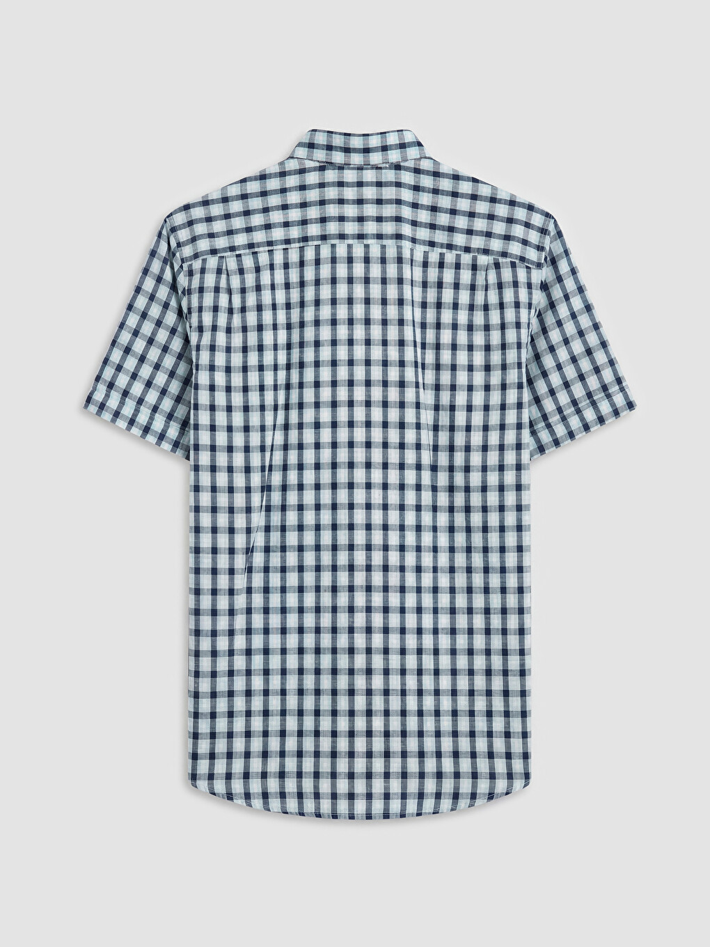 Regular Fit Plaid Oxford Men's Shirt-7