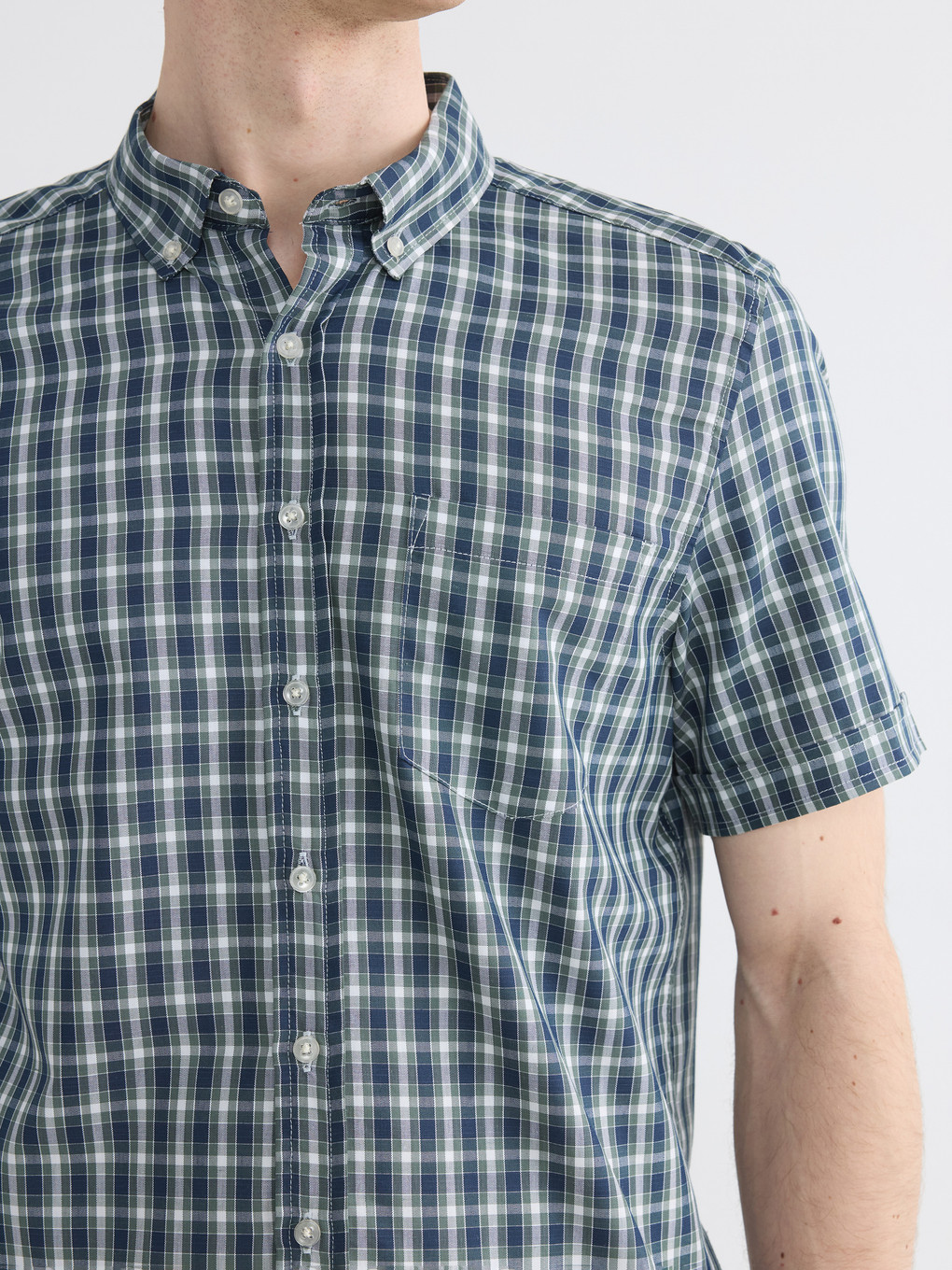 Chemise Oxford À Carreaux Regular Fit Pour Homme-4