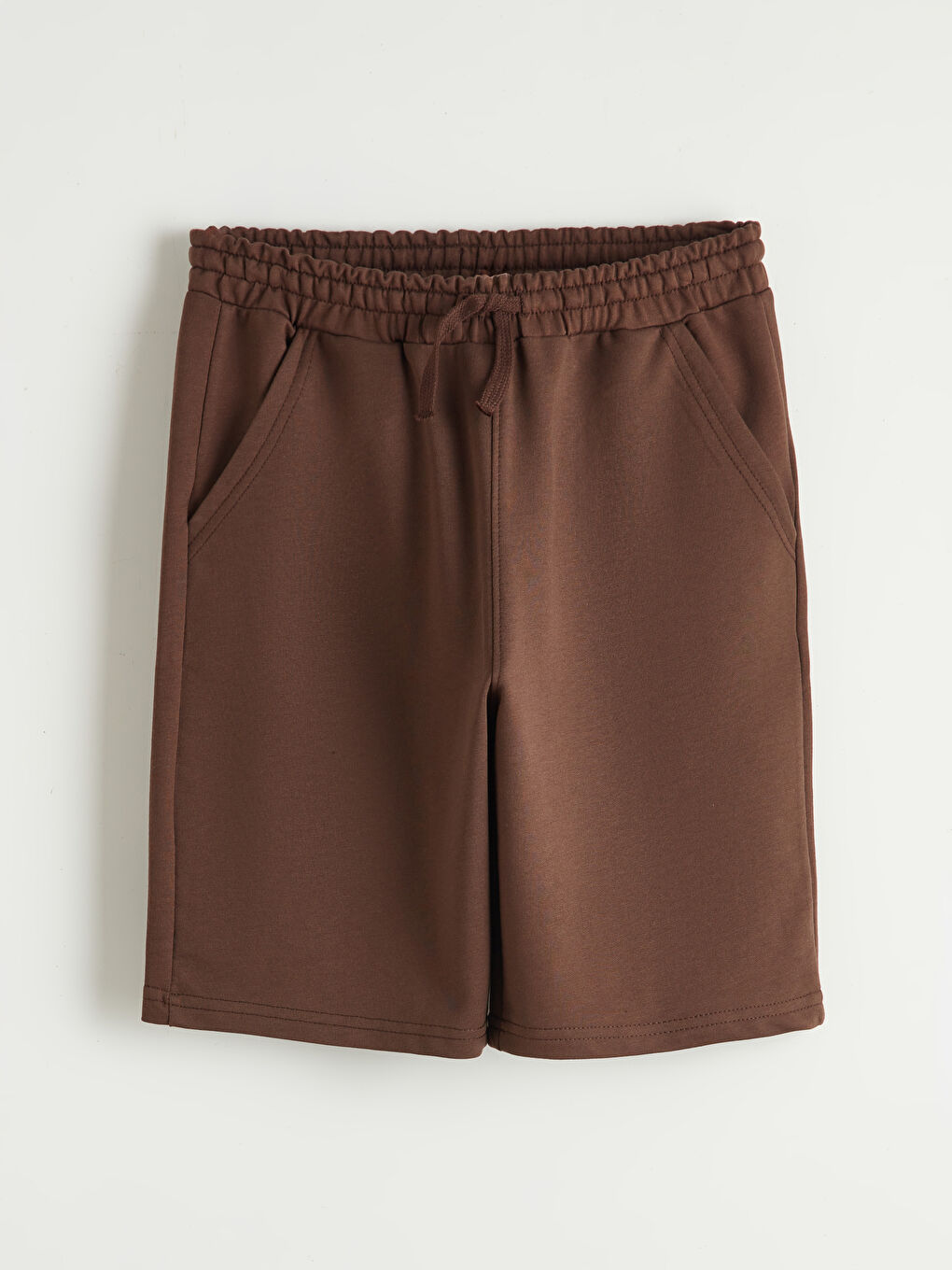 Kahverengi Çizgili Erkek Çocuk Tişört ve Şort-3