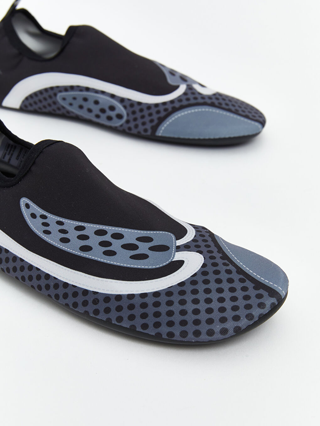 Siyah Baskılı Erkek Deniz Ayakkabısı-2