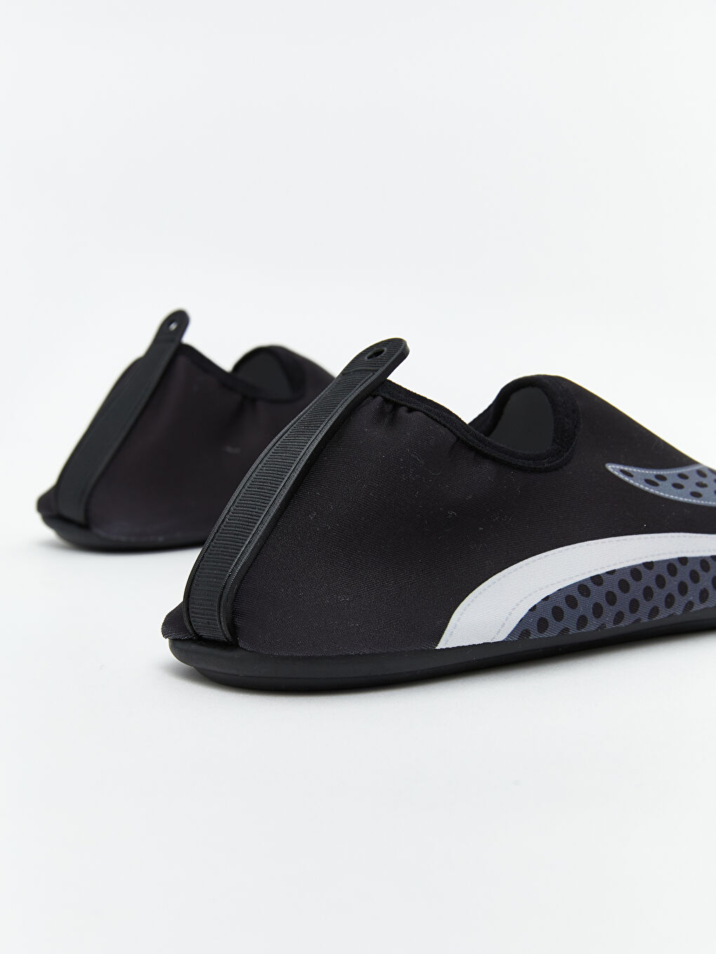 Siyah Baskılı Erkek Deniz Ayakkabısı-4