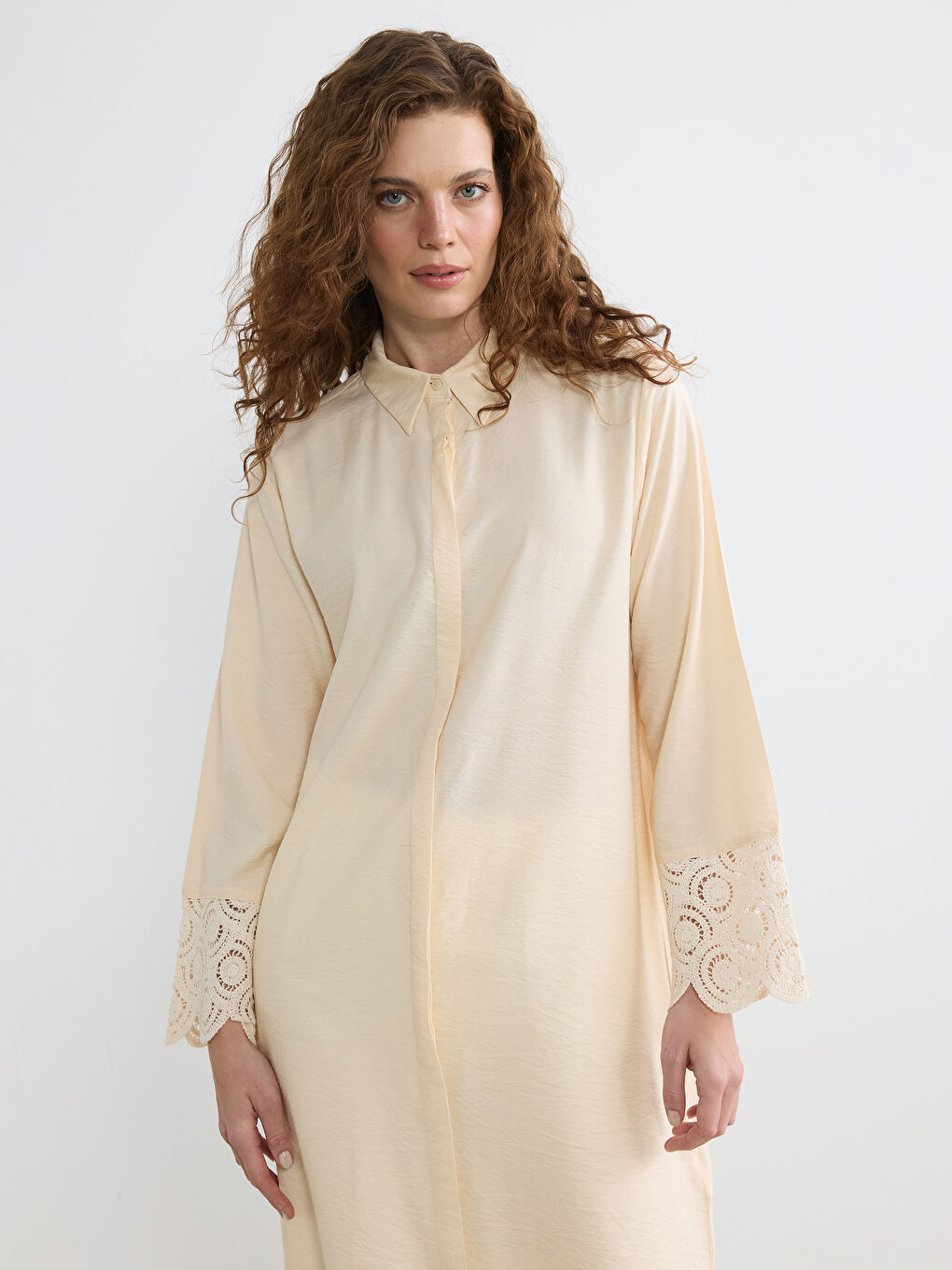 Woman BEIGE Shirt Tunic-1