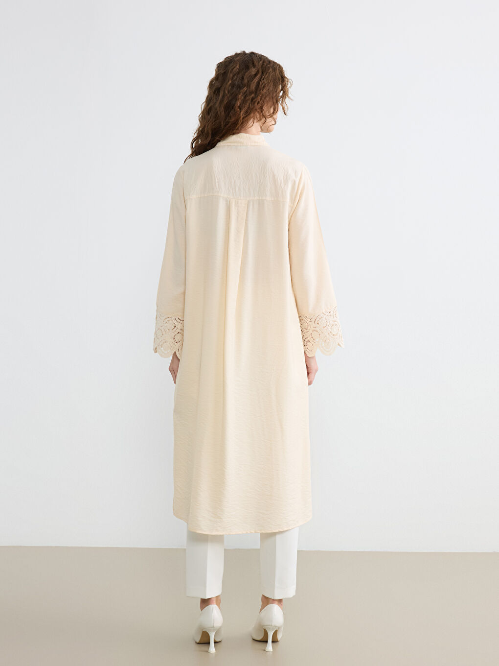 Woman BEIGE Shirt Tunic-3