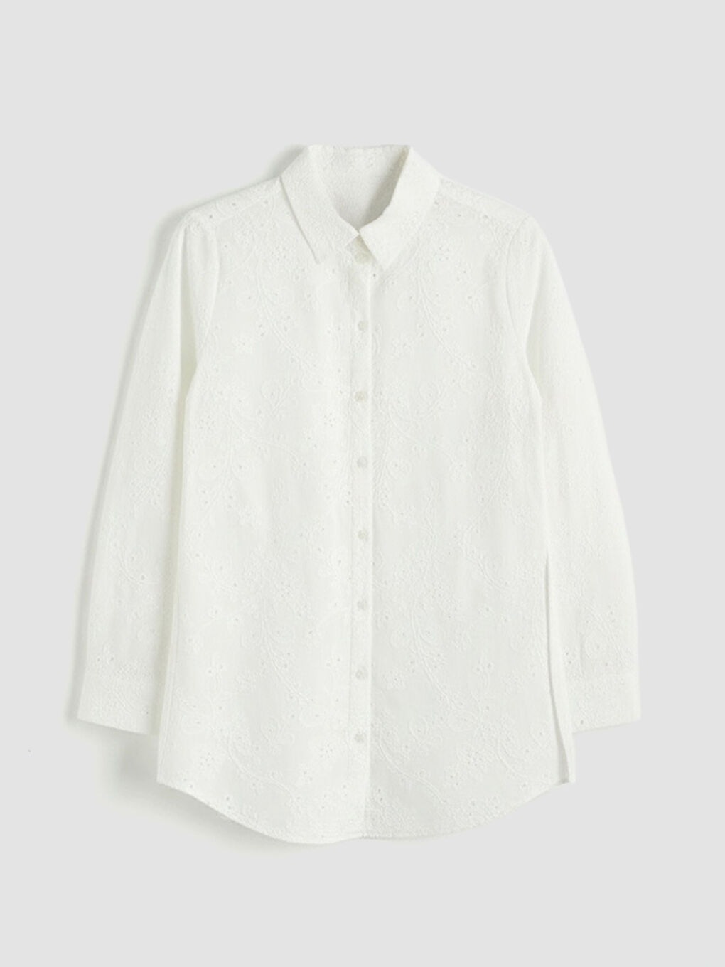 Openwork Women's Shirt Tunic-4