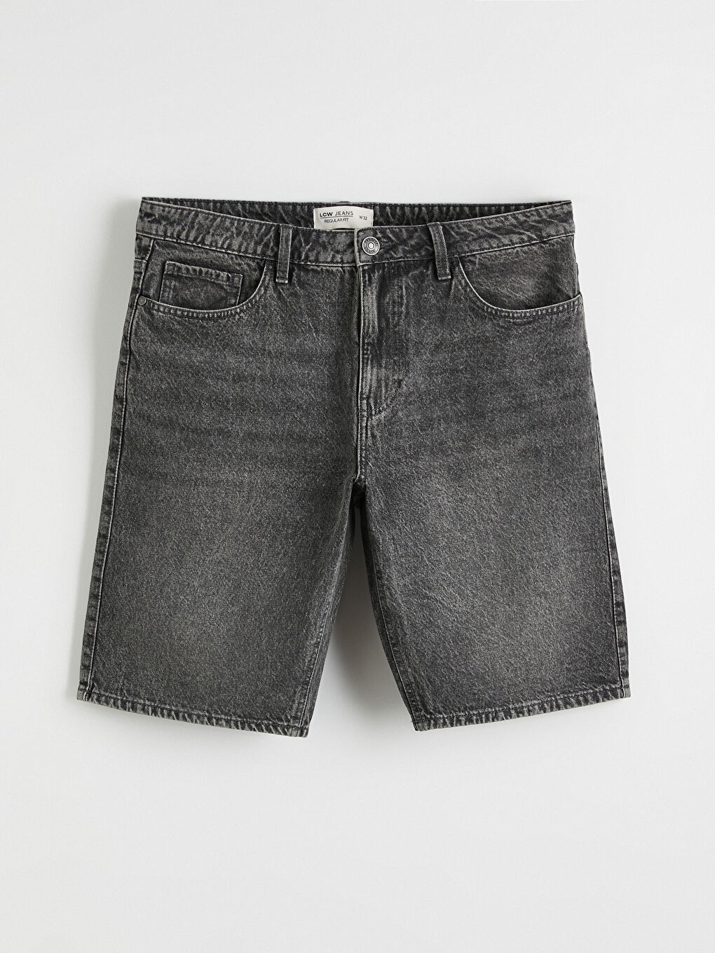 Pantaloni scurți din denim GRI Bărbat-4