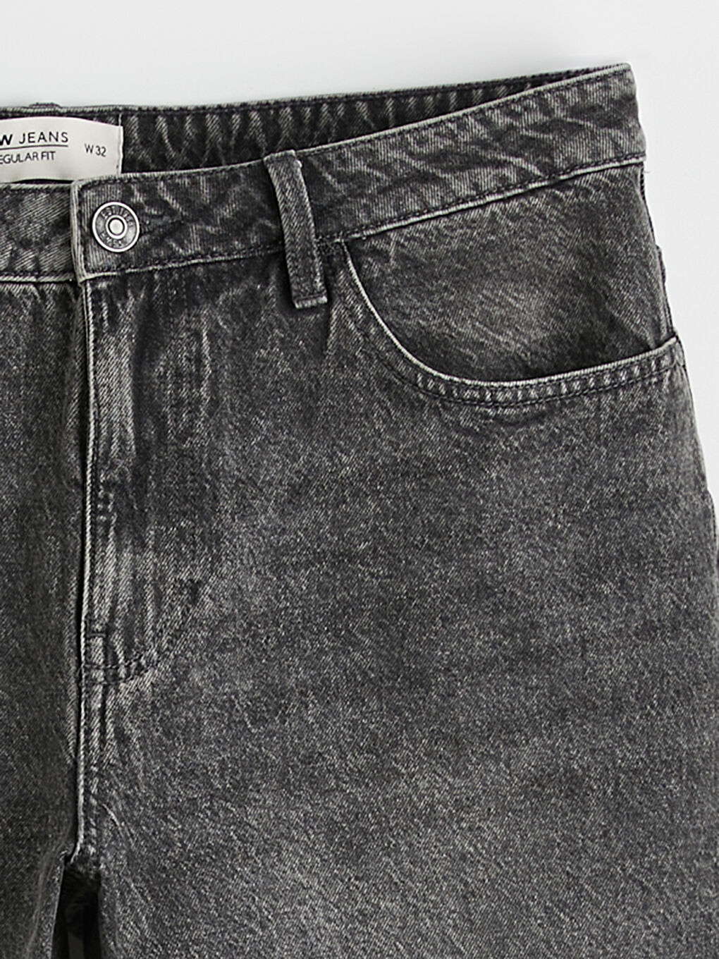 Pantaloni scurți din denim GRI Bărbat-5