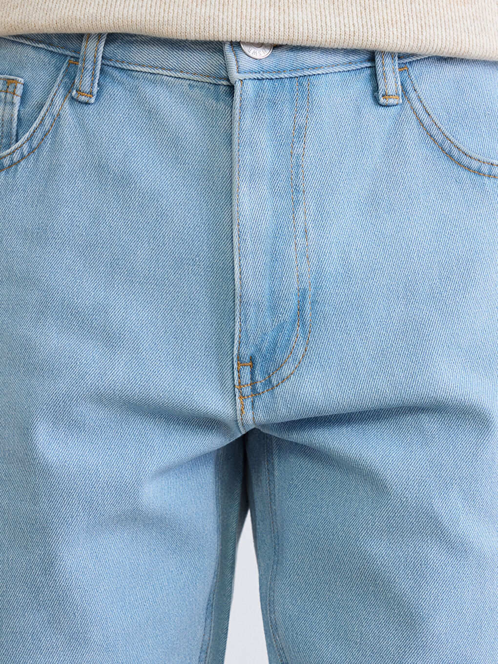 მამაკაცები მუქი ლურჯი ჯინსის შორტები-2