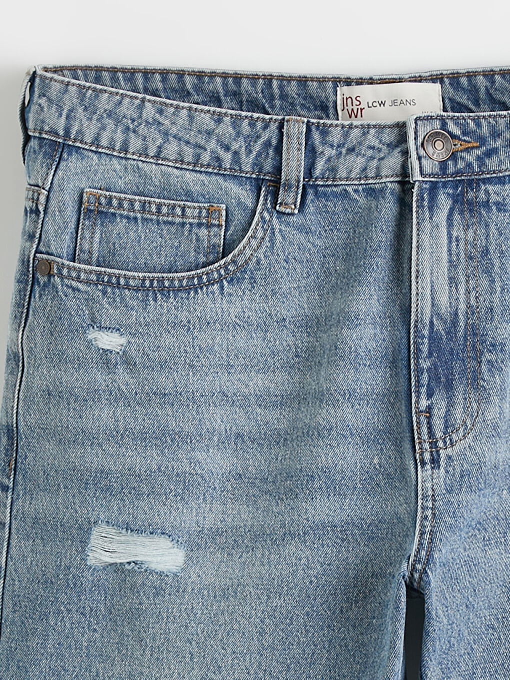 Man INDIGO Denim Shorts-5