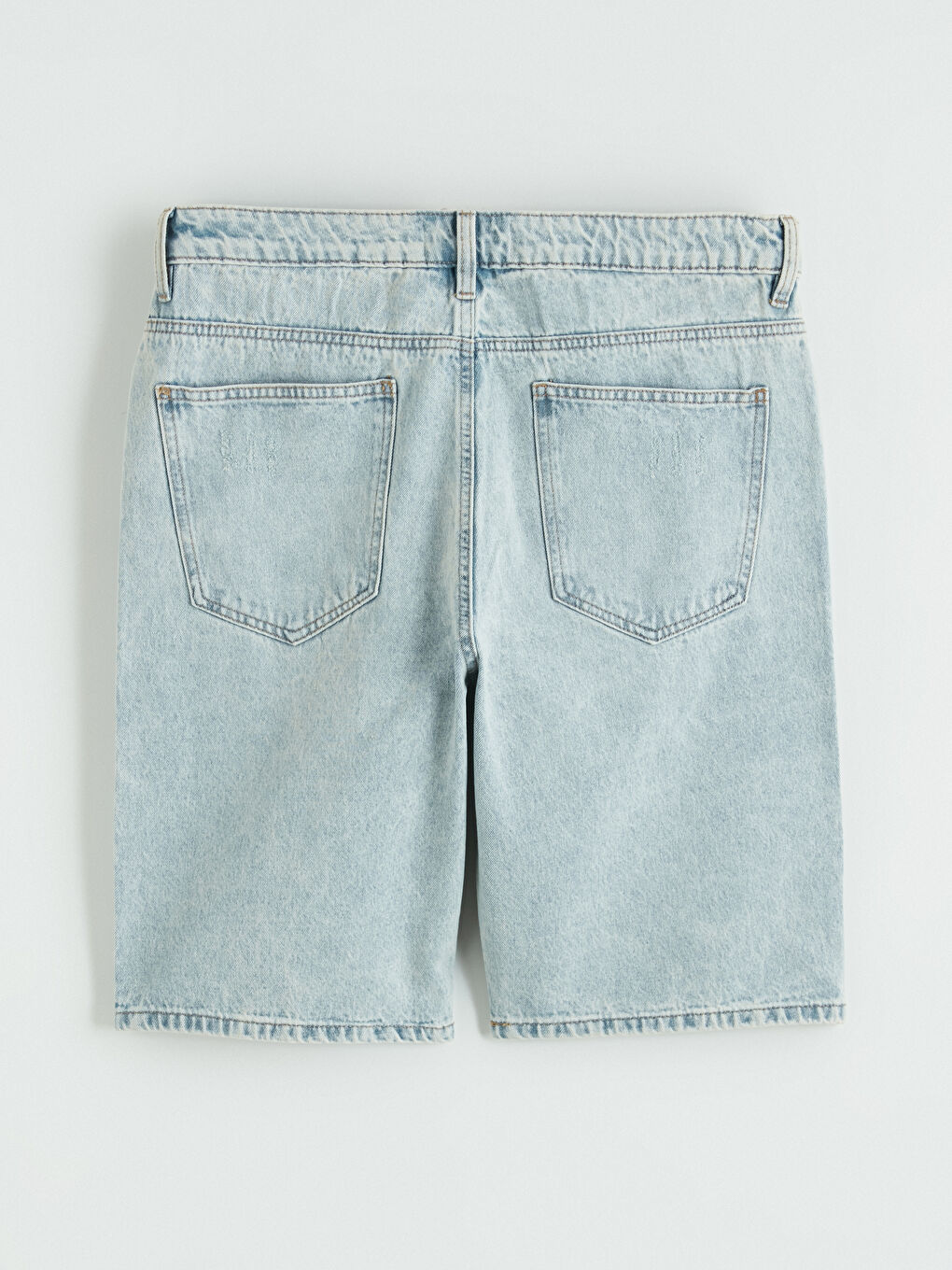 Man INDIGO Denim Shorts-6