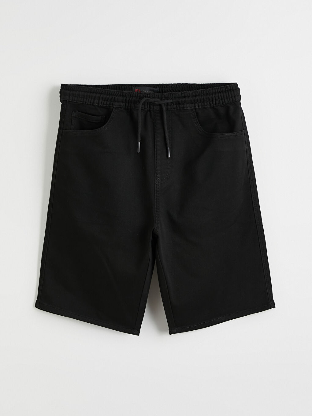 Мъжки дънкови къси панталони с редовна кройка-4