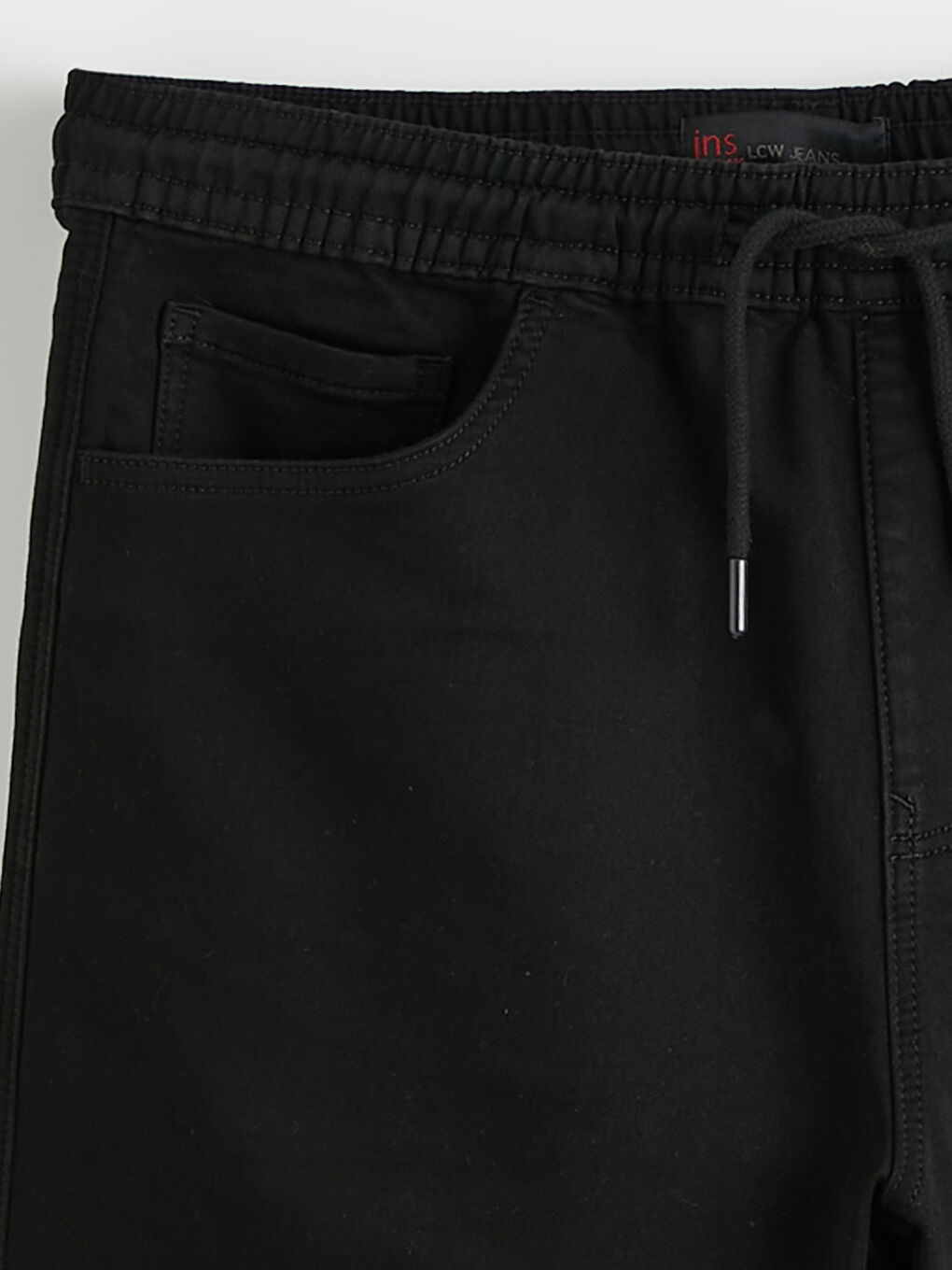 Мъжки дънкови къси панталони с редовна кройка-6