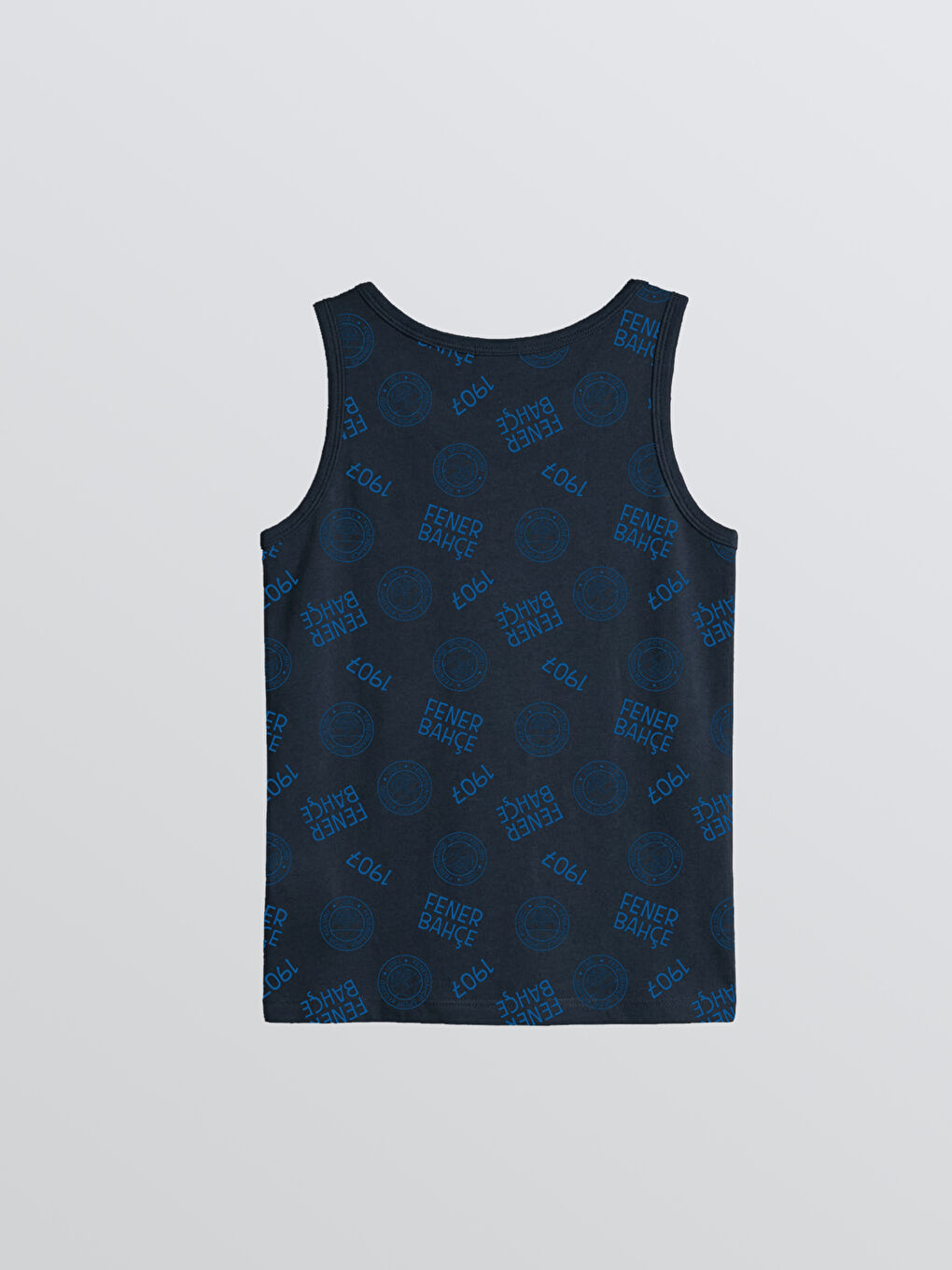 Lacivert Fenerbahçe Baskılı Erkek Çocuk Atlet 2'li-3