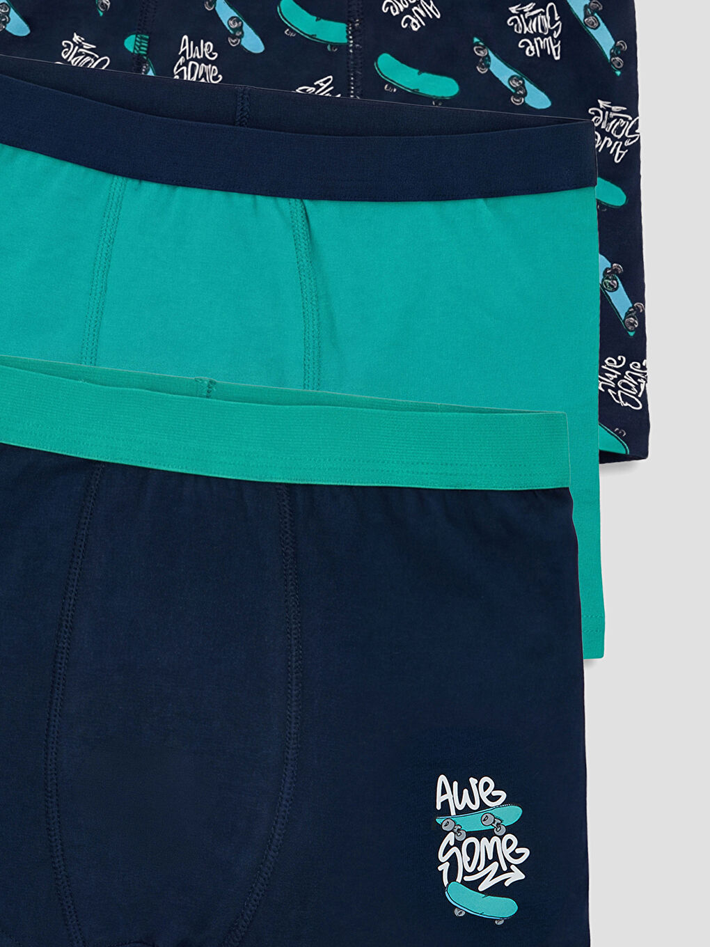 سروال بوكسر مطبوع للأولاد - عبوة من ٣ قطع-8