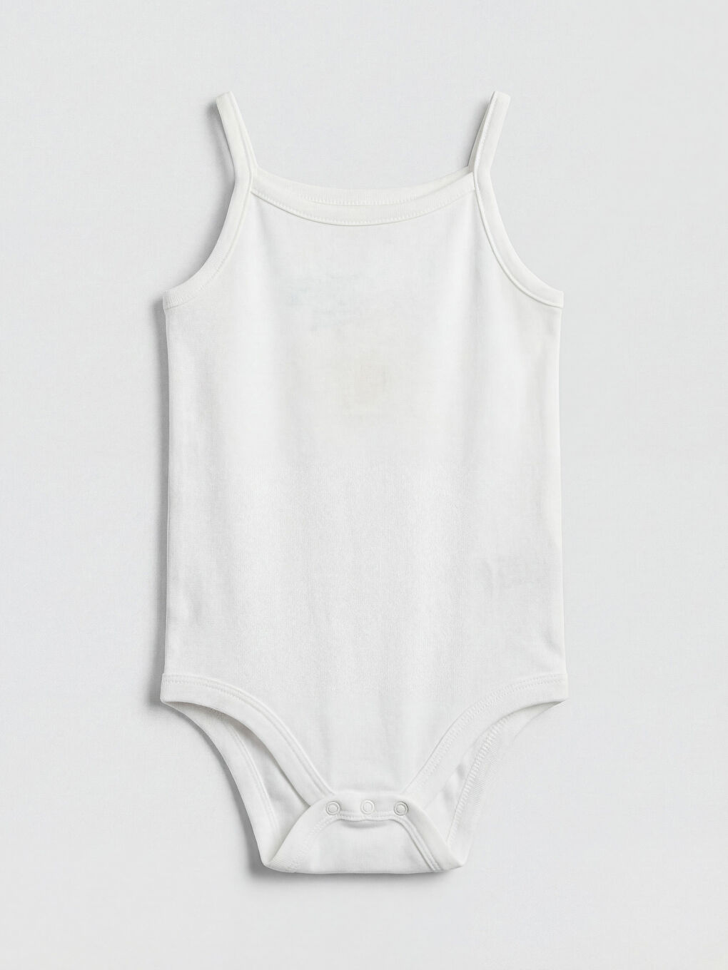 Ekru Kare Yaka Kız Bebek Çıtçıtlı Body 3'lü-1