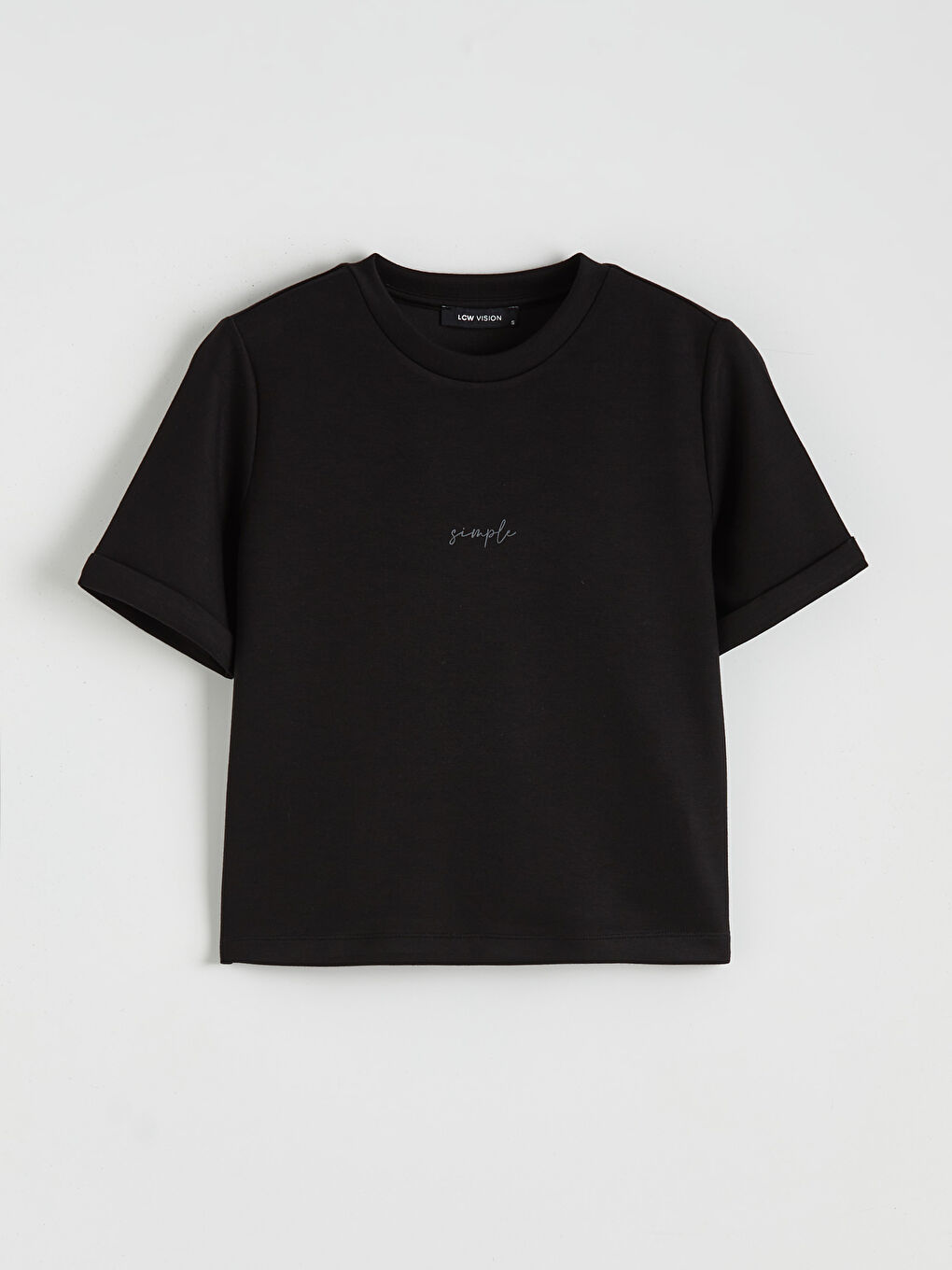 Woman BLACK T-Shirt-4