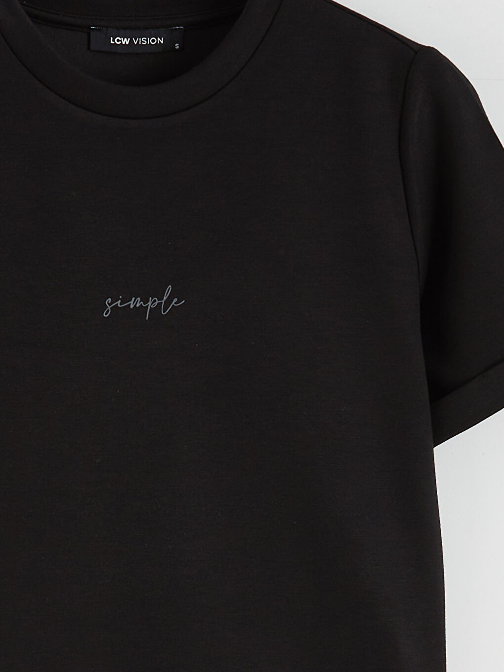 Woman BLACK T-Shirt-5