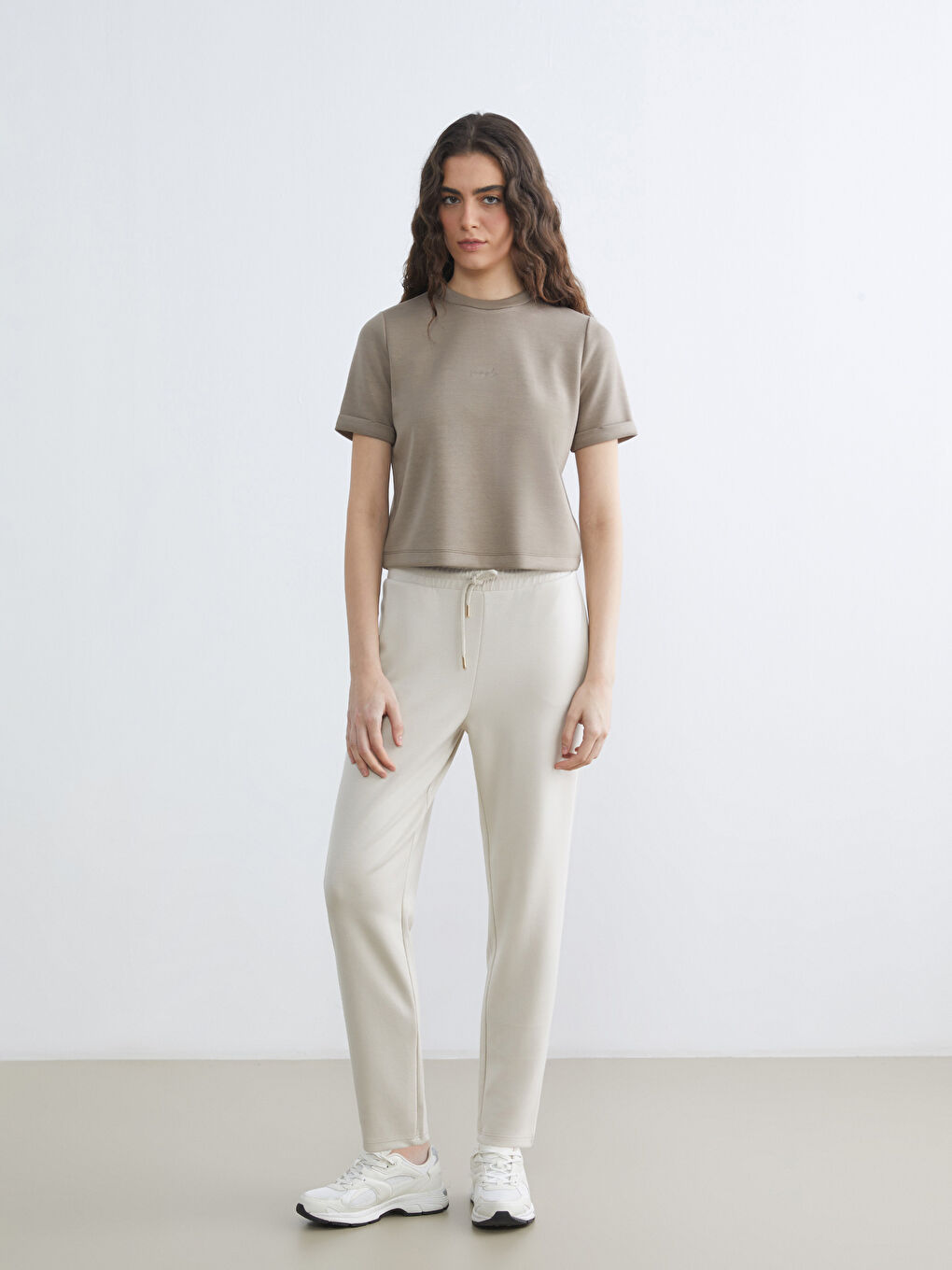 Woman BROWN T-Shirt-1