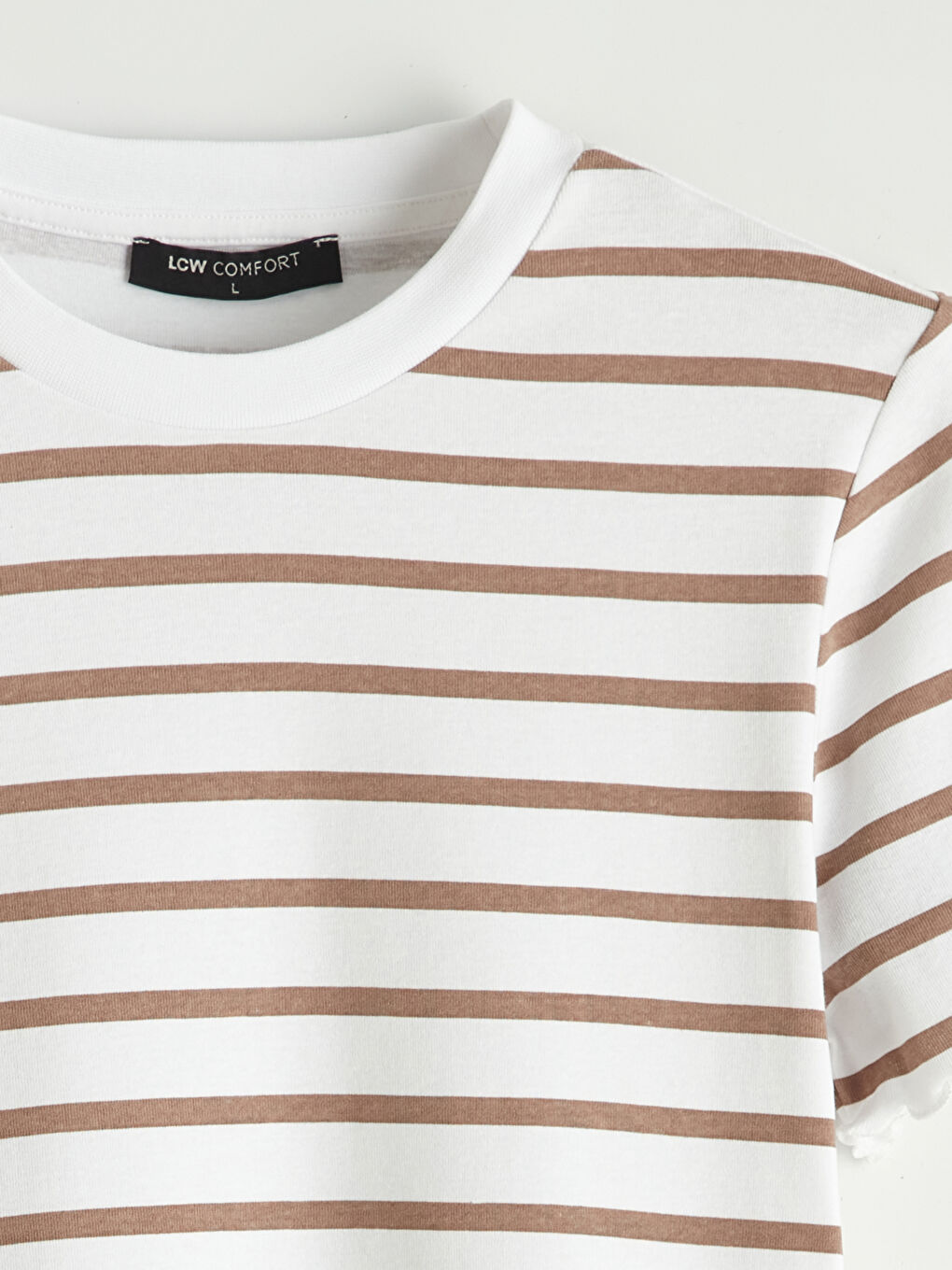 Женщины Коричневый Футболка-5