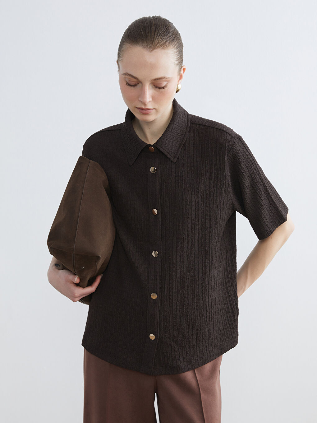 Woman BROWN Shirt