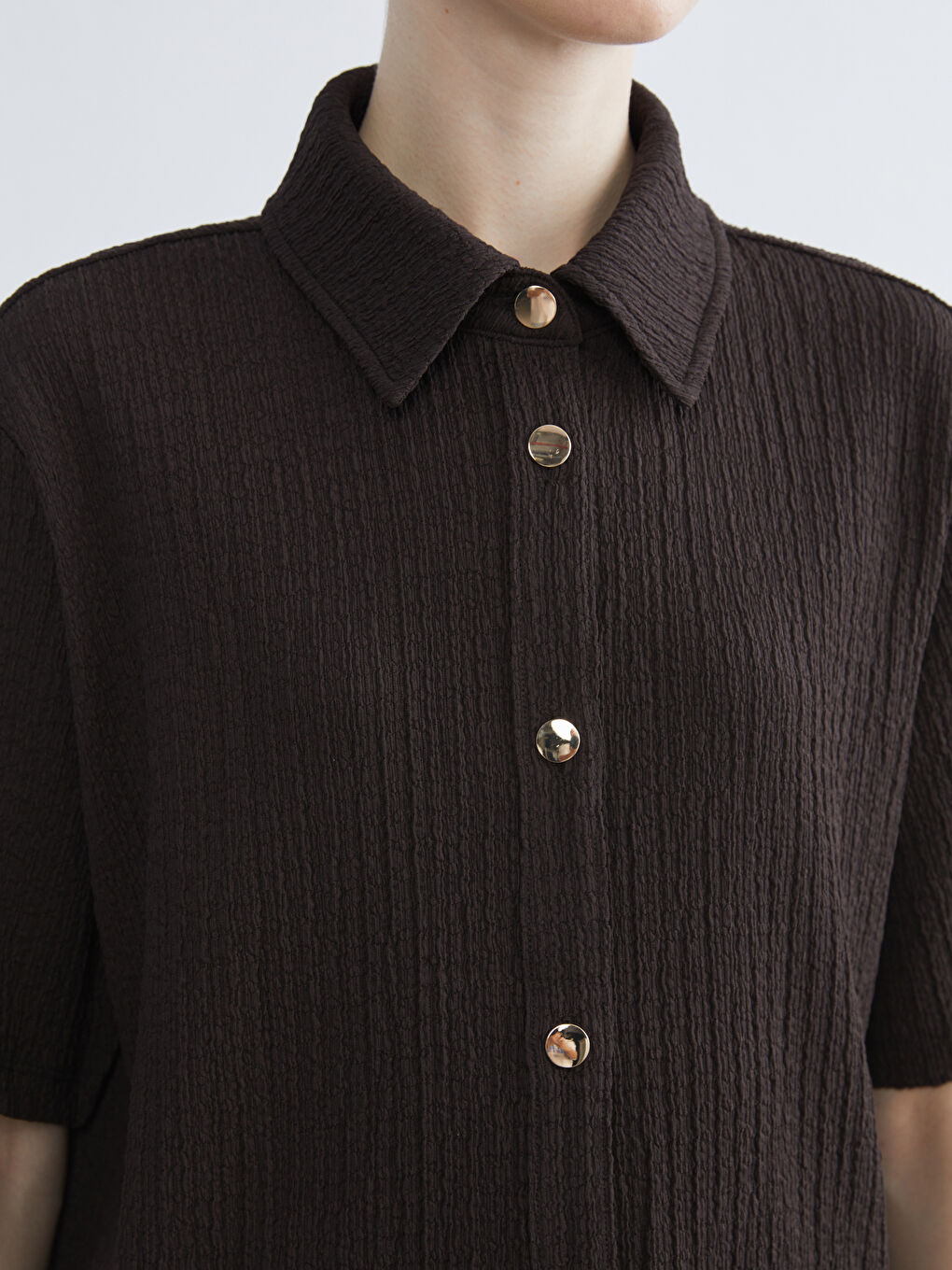 Woman BROWN Shirt-2